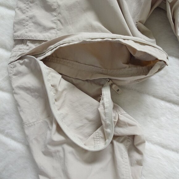 Columbia Men's PFG Convertible Pants 42x30 Omni-Shade Tan Performance Fishing - Picture 8 of 12